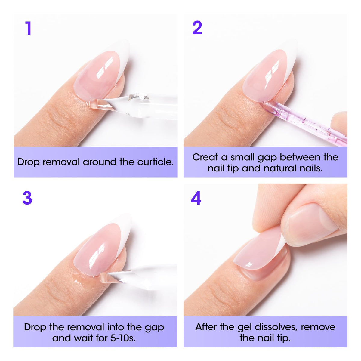 GELLEN bottle on vanity with tools, showing practical at-home nail removal