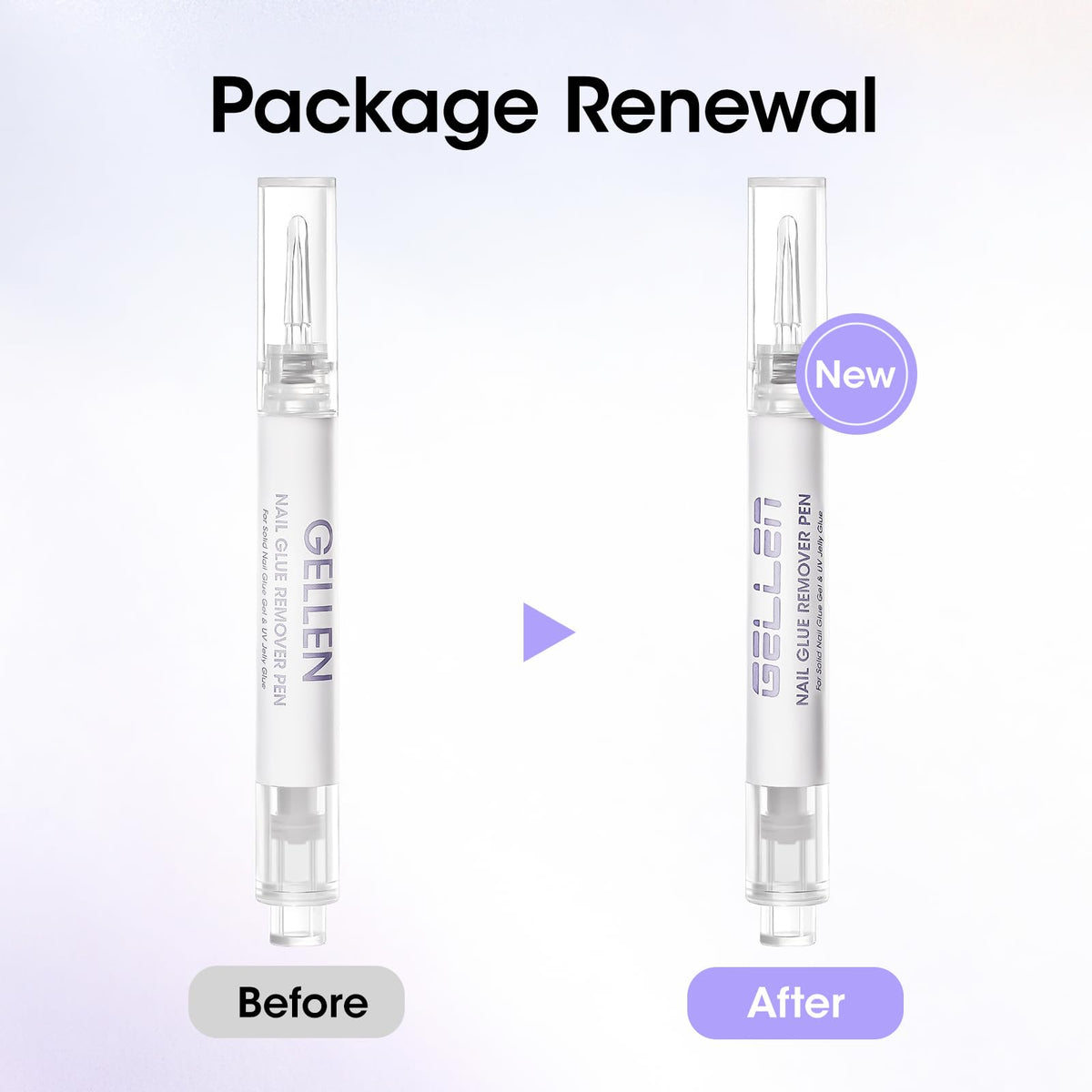 GELLEN lifestyle scene in makeup bag for convenient on-the-go removal