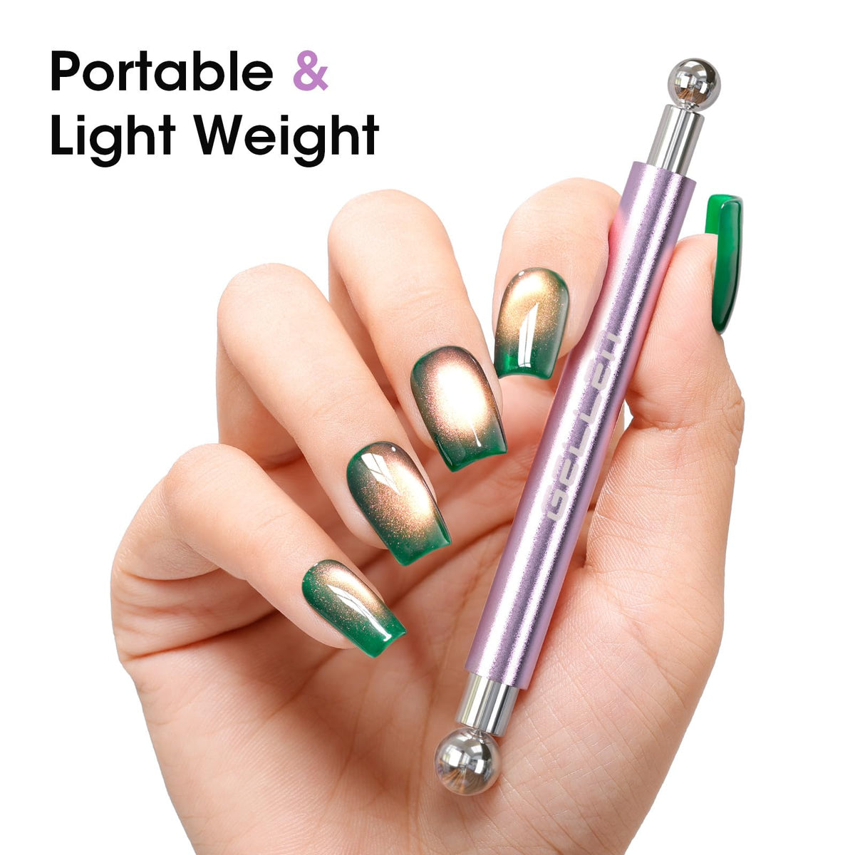 GELLEN product packaging with technique guide included to help users learn cat-eye methods quickly