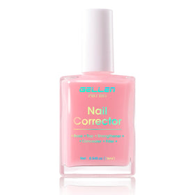 GELLEN front bottle showing compact 5-in-1 design and clear pink polish benefit