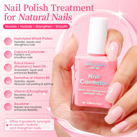 GELLEN bottle inside travel pouch showing portable nail care convenience benefit
