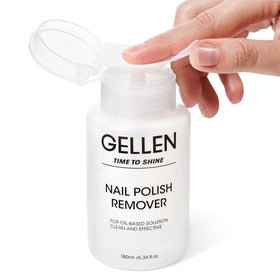 GELLEN pump bottle front view showing label and scent benefits