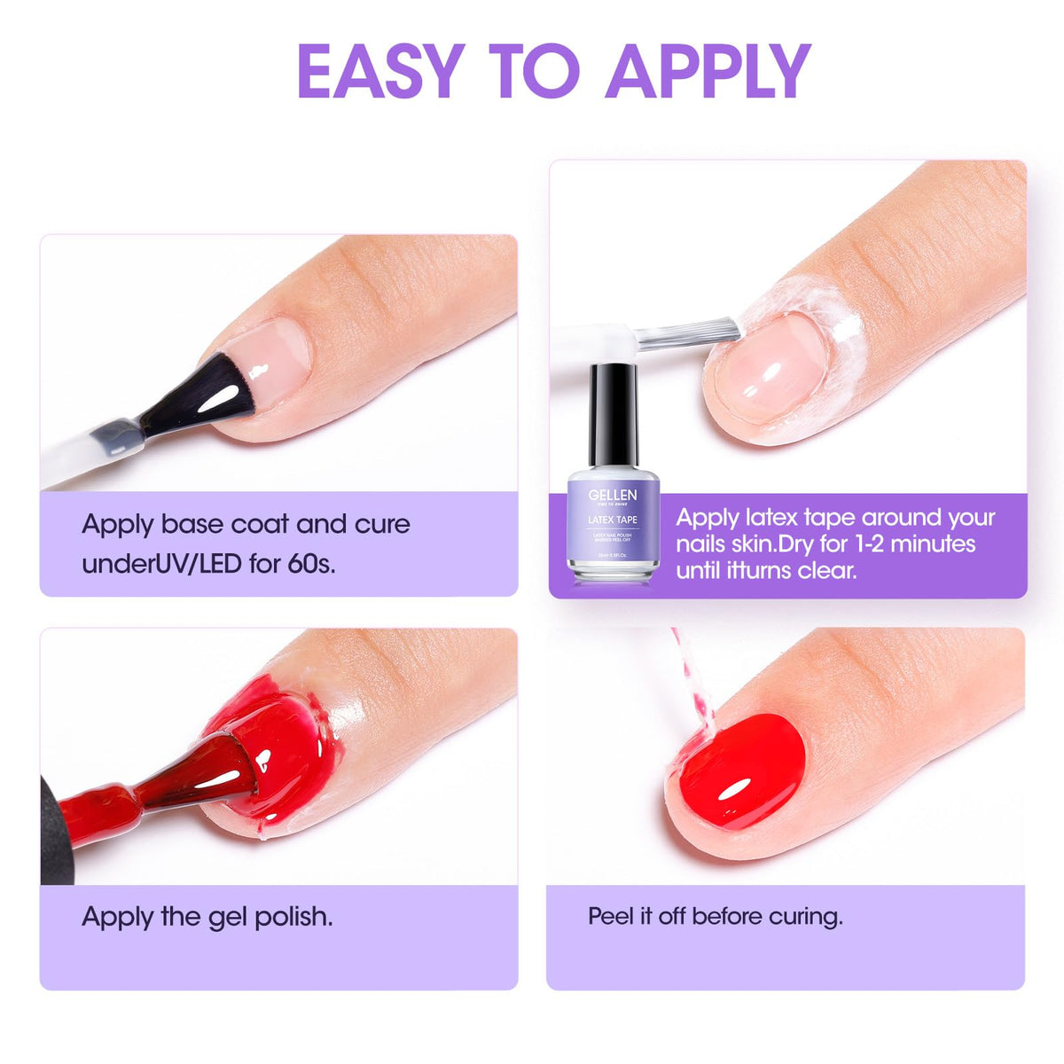 GELLEN in a salon setting with tools showing time-saving barrier protection