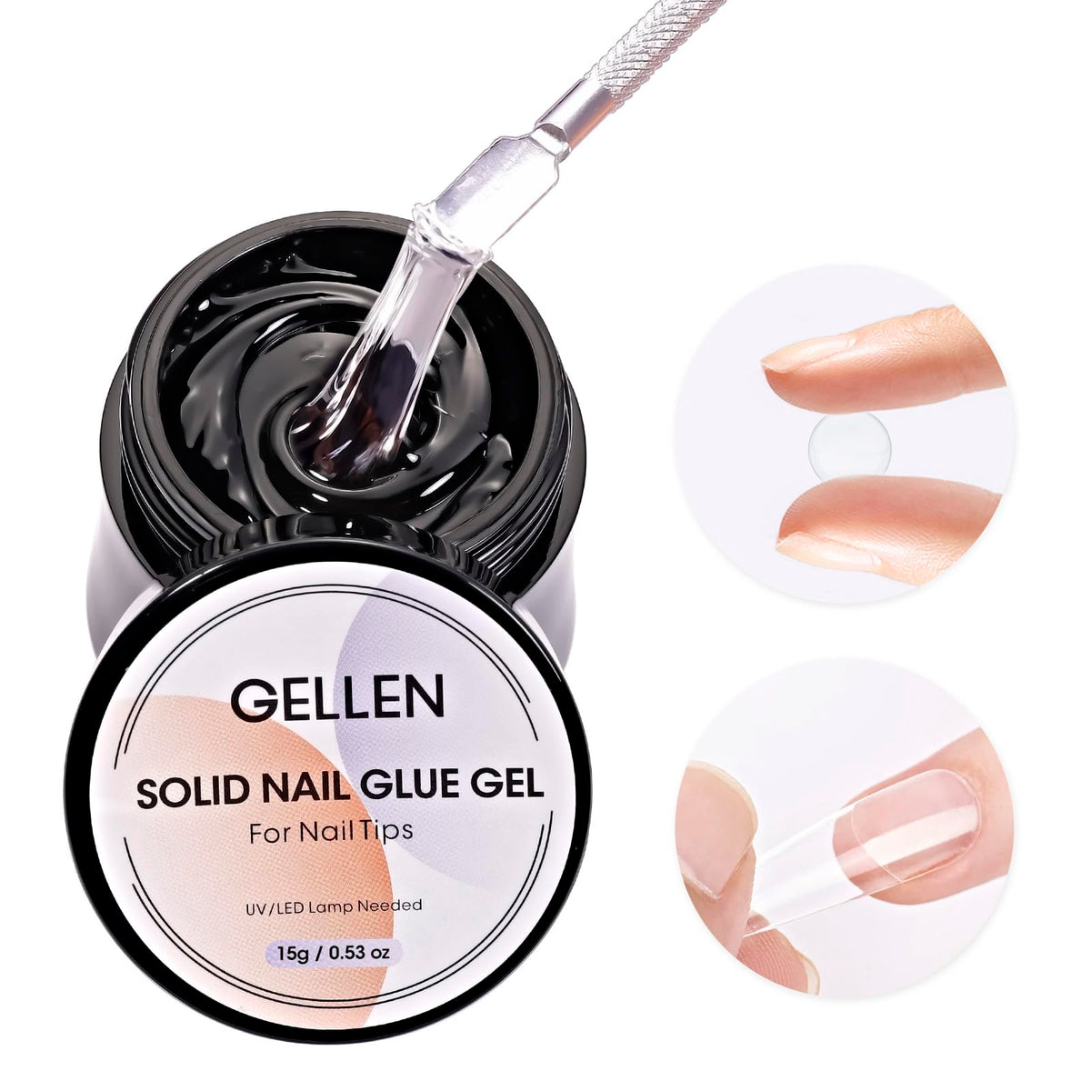 GELLEN front bottle showing 15g capacity and clear gel benefit