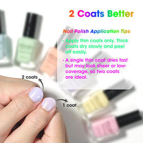 GELLEN color swatches on stick showing true macaron shades and choice