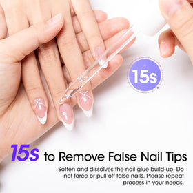 GELLEN clear solution texture in dropper, showing low-odor gentle formula