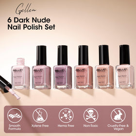 GELLEN polish on toes illustrating wearable salon-style color