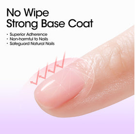 GELLEN top coat high-gloss swatch showing mirror-like shine and long-lasting protective finish for manicures.