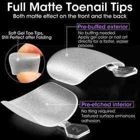 GELLEN trimmed and shaped tips showcasing custom fit