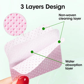 GELLEN wipe close-up textured layers for lint-free absorption