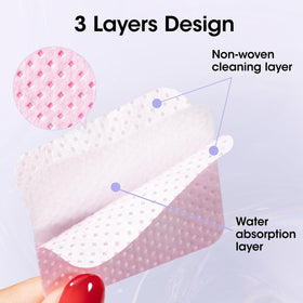 GELLEN stack of 200 lint-free wipes showing supply