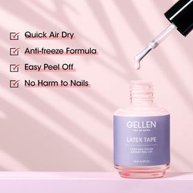 GELLEN with plastic stick detail illustrating simple removal aid benefit