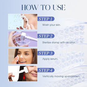 GEMERRY AMZ in-use on cheek demonstrating targeted application benefit