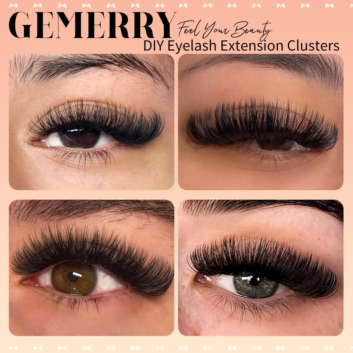 GEMERRY close-up of cluster bases showing tidy bonds and application ease
