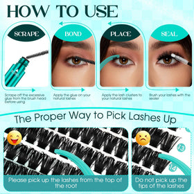 GEMERRY model wearing dramatic lashes showing instant glam benefit