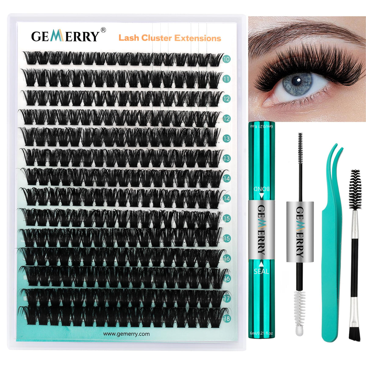 GEMERRY front packaging showing the full all-in-one kit and tools for quick styling
