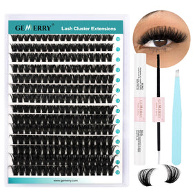 GEMERRY front packaging showing full 280-piece cluster kit and easy storage benefit