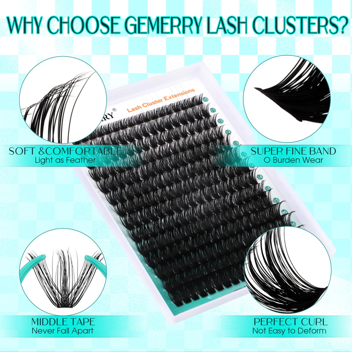GEMERRY arranged lengths 10mm–18mm to show mixing benefit