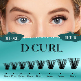 GEMERRY lifestyle image of woman wearing finished lashes showing enhanced eye definition