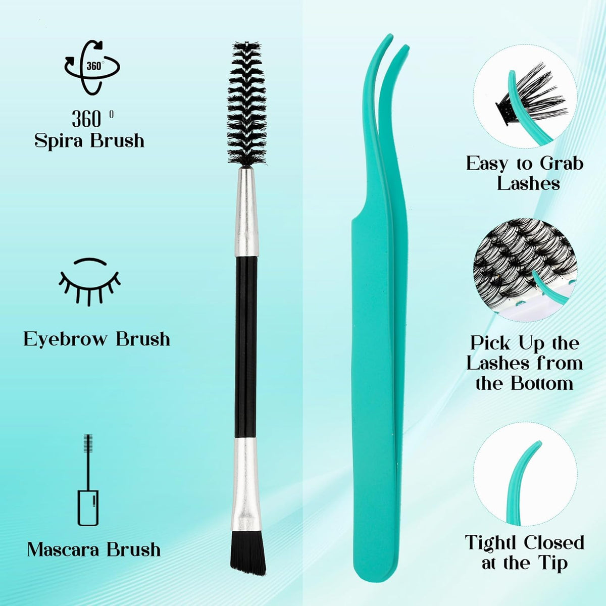 GEMERRY spiral brush detail showing adjustable head for even glue application