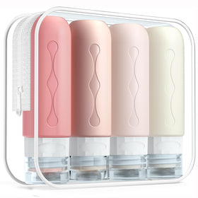 Gemice front pack with clear bag showing organized travel convenience