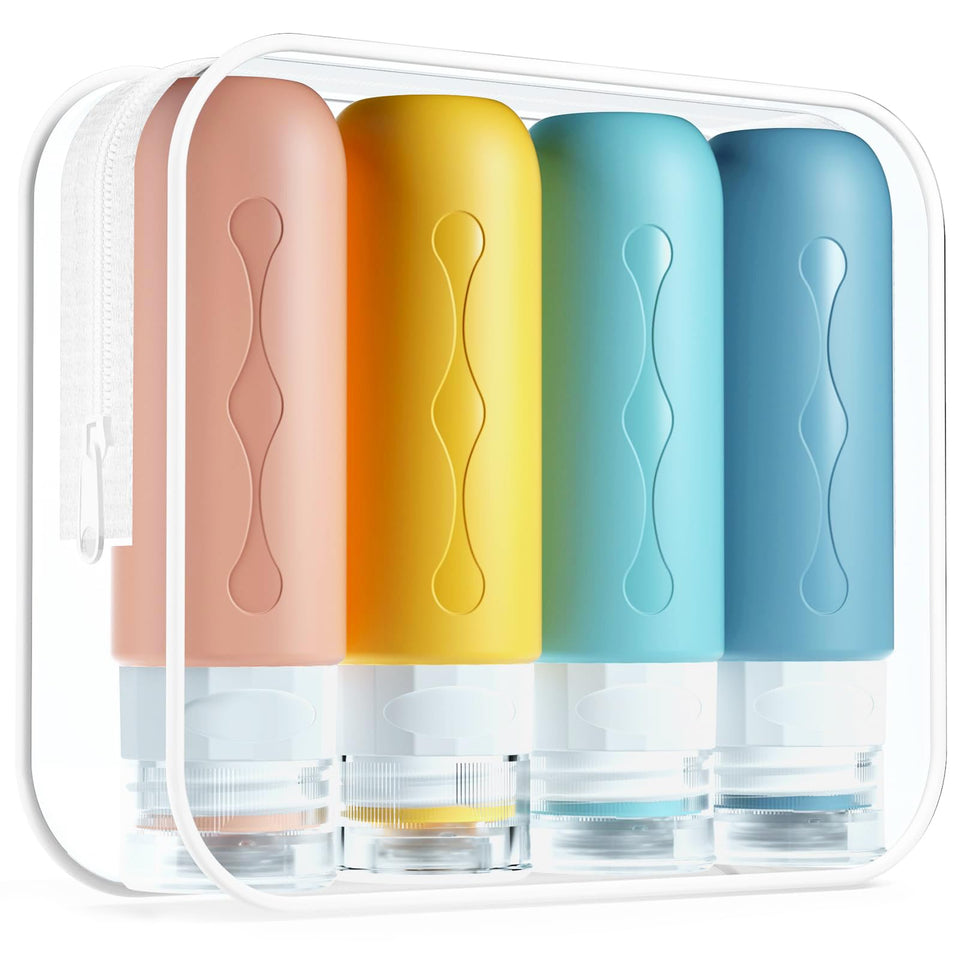 Gemice front packaging showing travel bottles and TSA-friendly size benefit