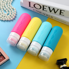 Gemice bottles beside passport and boarding pass showing travel-friendly size benefit