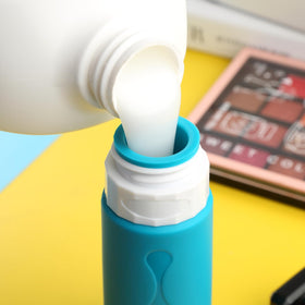 Gemice wide mouth open for filling and cleaning showing easy refill benefit