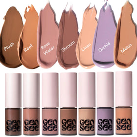 GEN SEE used on cheek and lips demonstrating multi-use versatility