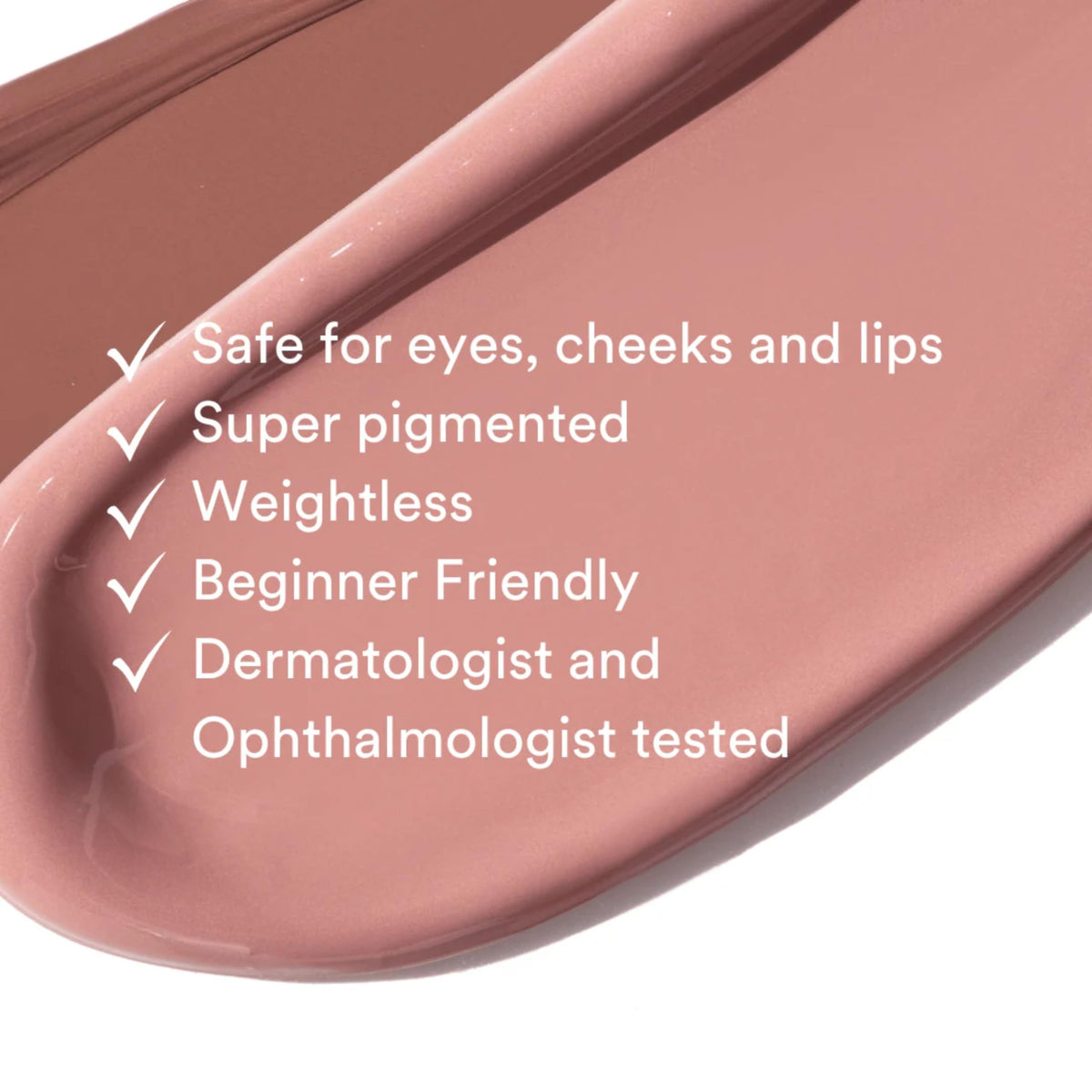 GEN SEE texture swatch displaying smooth matte pigment payoff