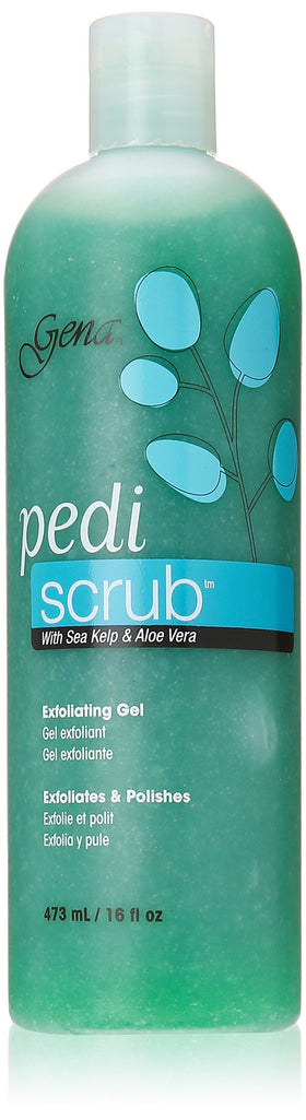 Gena front packaging showing 16 fl oz bottle and clear label, professional look