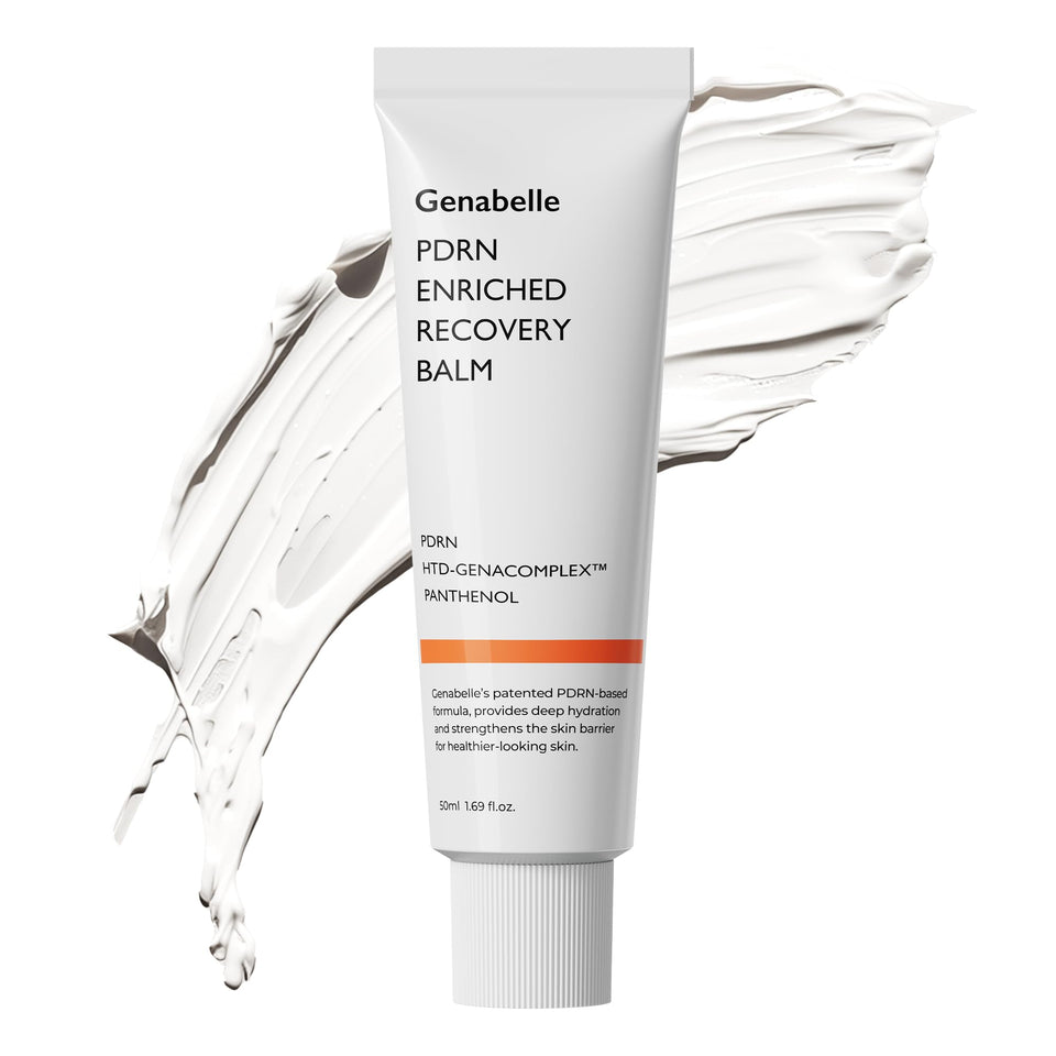Genabelle recovery balm front jar showing label and 50ml size for clear identification and trust