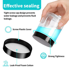 Gencywe black lid gasket detail illustrating airtight leakproof seal