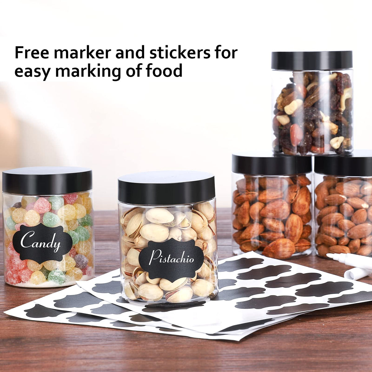 Gencywe jar with spices and snacks highlighting pantry organization