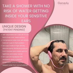 Genedy silicone texture close-up demonstrating waterproof surface and durability
