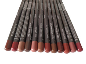 Generic brand front view of 12pc brown liners showing variety and organized storage benefit