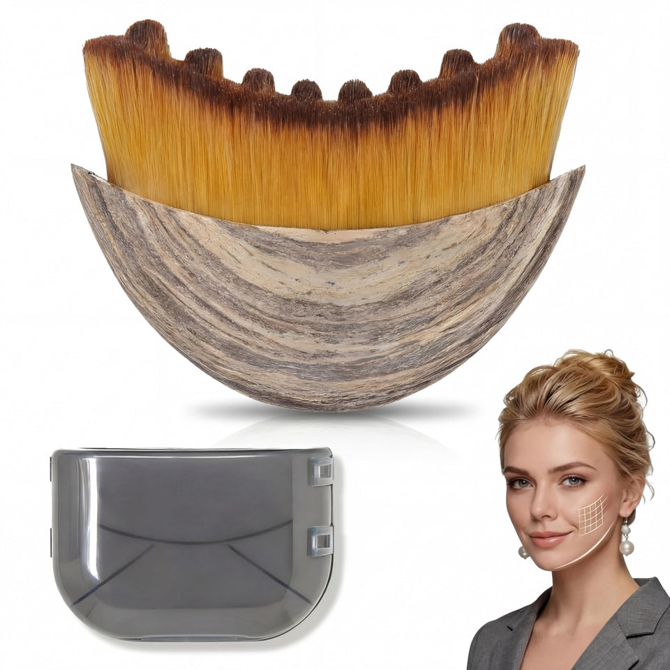 Generic 2026 front view showing compact brush and sculpting edge for clear contouring