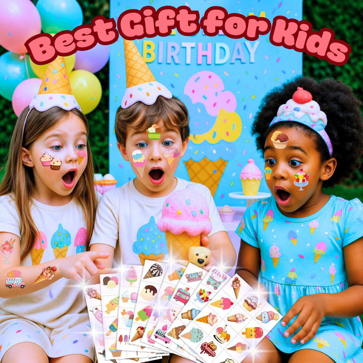 Generic brand application on a child wrist demonstrating quick setup