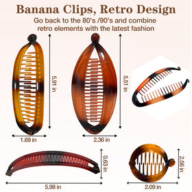 Generic banana clip close-up of inner teeth gripping hair for secure, slip-free hold