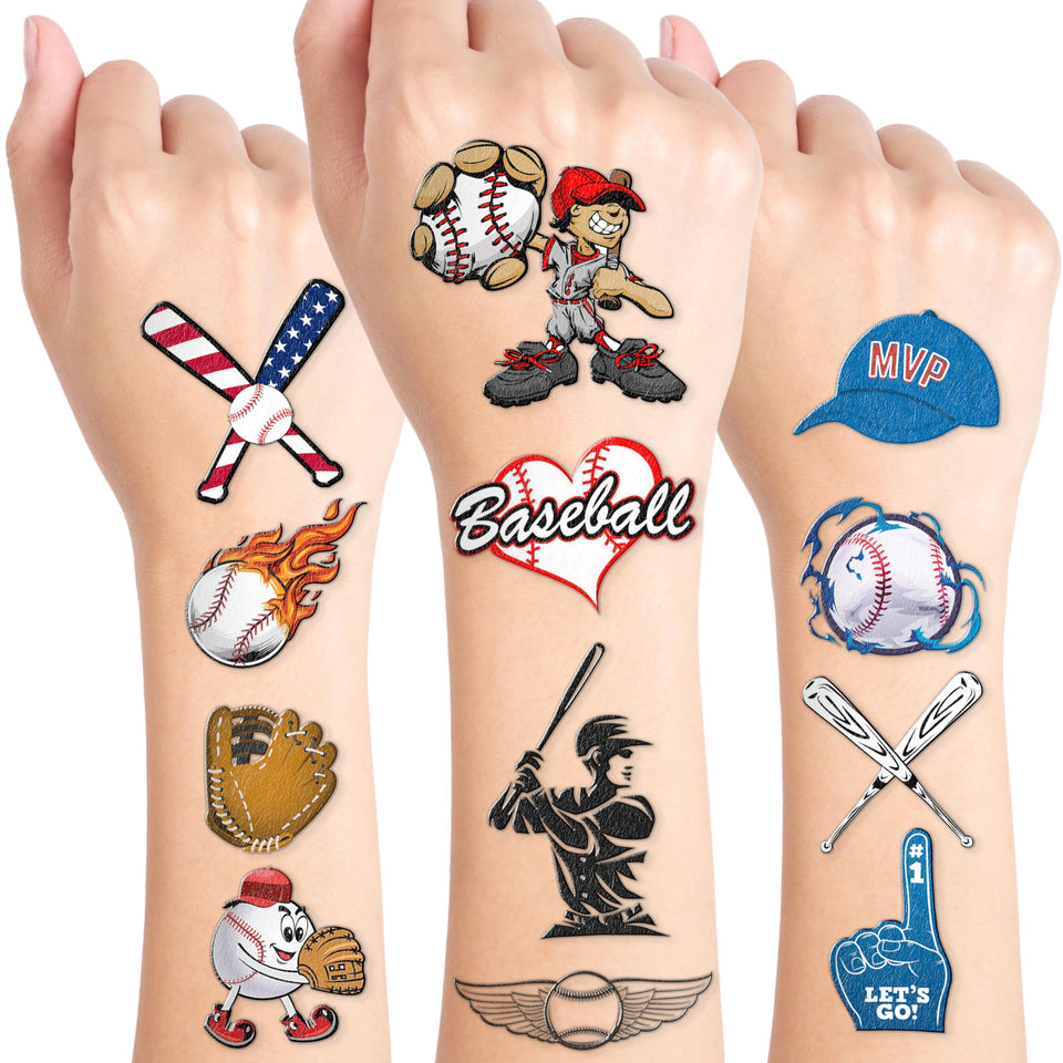 Generic baseball front packaging showing 96-piece set and benefit of easy gifting