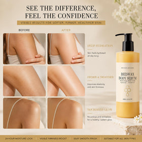 Generic beeswax ingredients label highlighting gentle, barrier-supporting oils