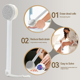Generic close-up of medium-firm bristles cleaning crevices and improving lather