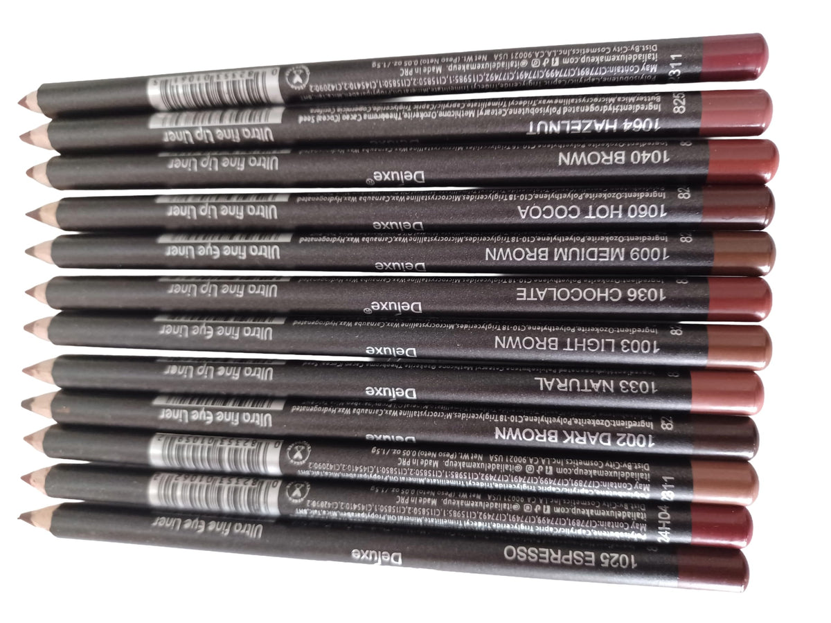 Generic brand spread of brown shades demonstrating shade range for matching benefit