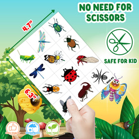 Generic brand child wearing ladybug tattoo, fun wearable decoration for kids