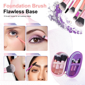 Generic close-up of soft synthetic bristles showing smooth application benefit
