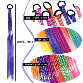 Generic close-up of braid texture showing soft synthetic fiber and smooth finish benefit