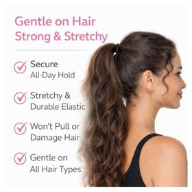 Generic close-up of elastic texture highlighting gentle, snag-free material