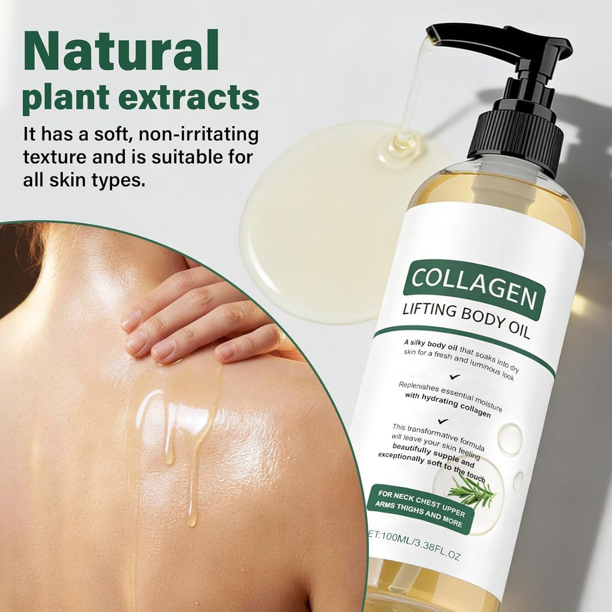 Generic brand bottle on bathroom shelf showing lifestyle convenience after shower