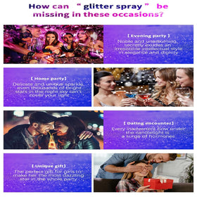 Generic festival scene with model wearing glitter to demonstrate nightlife impact
