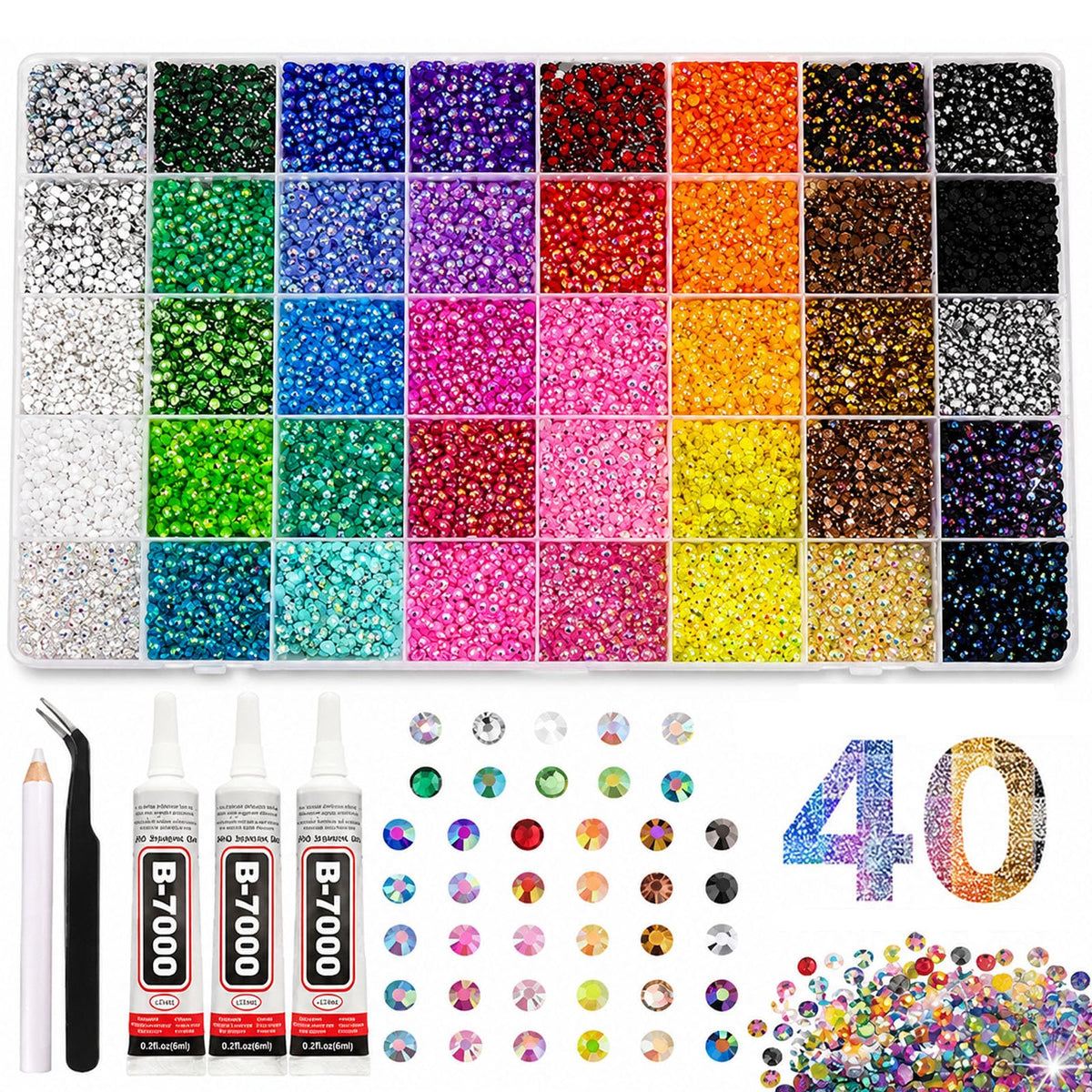 Generic front packaging showing kit contents and value for crafters
